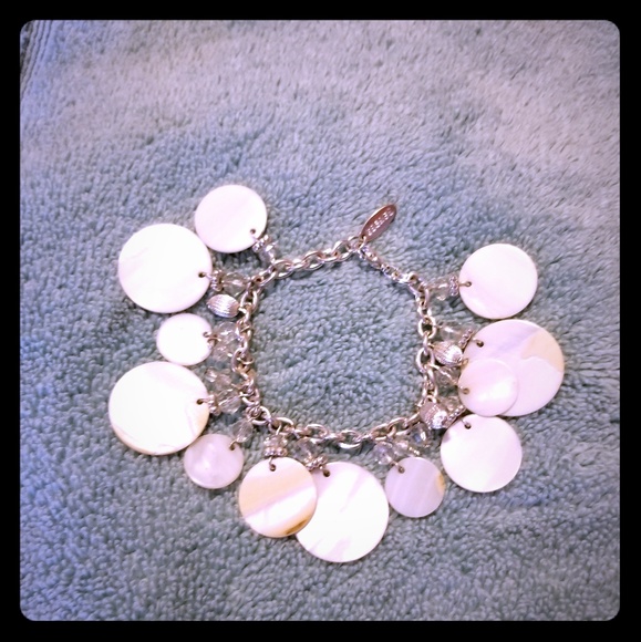 George Jewelry - GEORGE white w/silver bracelet